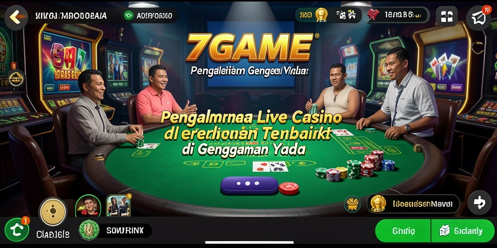 Gameplay Live Casino yang mengasyikkan di 7GAME.