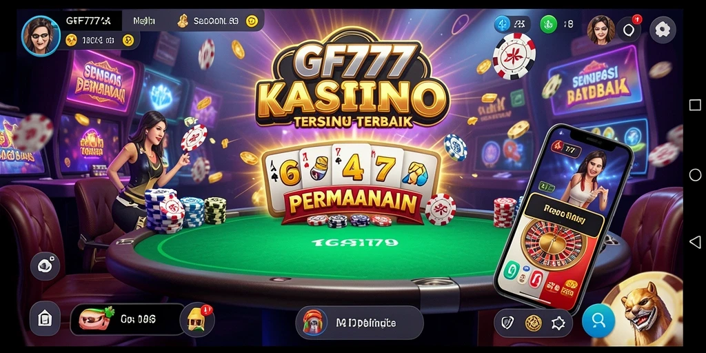 Tampilan gameplay Kasino GF777 yang memukau dan menarik.