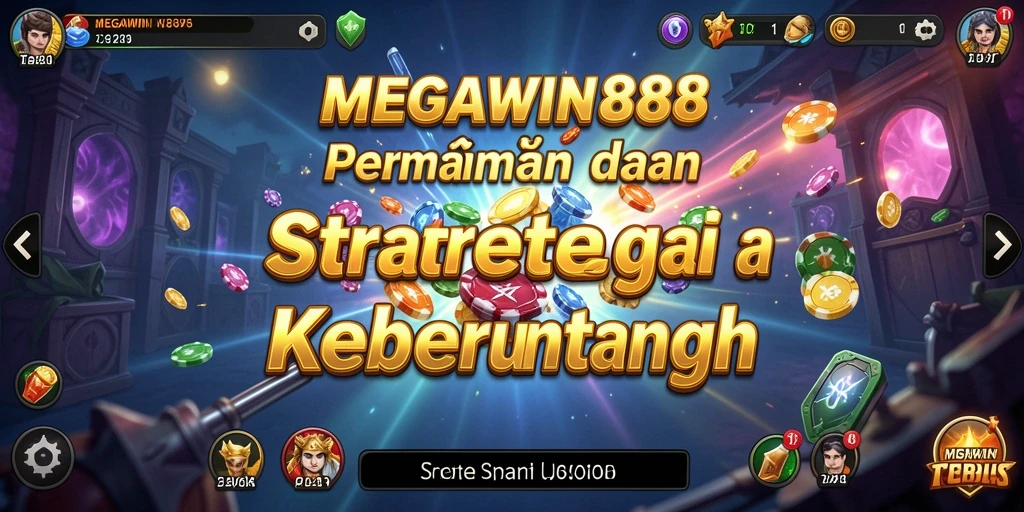 Tampilan gameplay menegangkan dan interaktif dari MEGAWIN888.