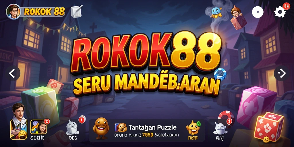 Tampilan gameplay ROKOK88 yang menantang dan interaktif.