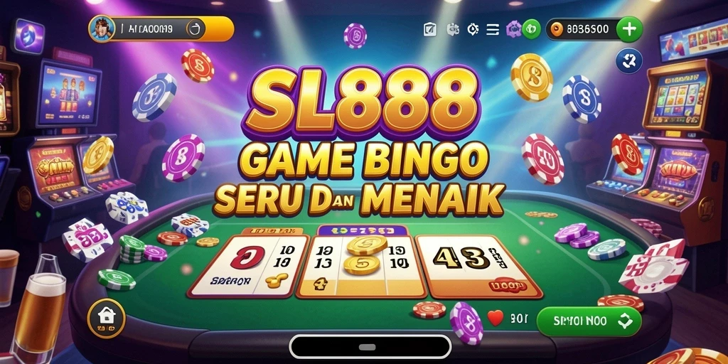 Tampilan gameplay Bingo yang seru dan interaktif di SL888.
