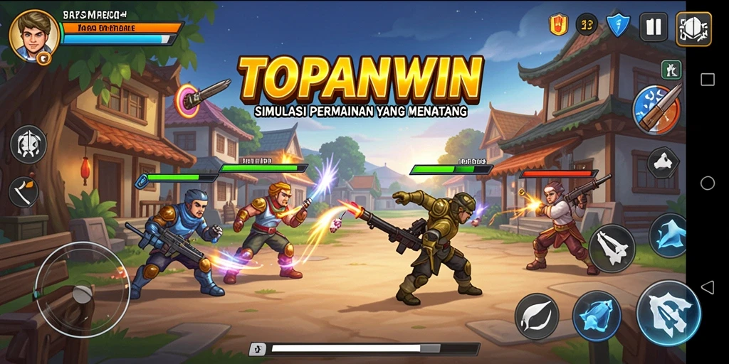 Screenshot gameplay TOPANWIN yang menunjukkan aksi simulasi yang menarik.