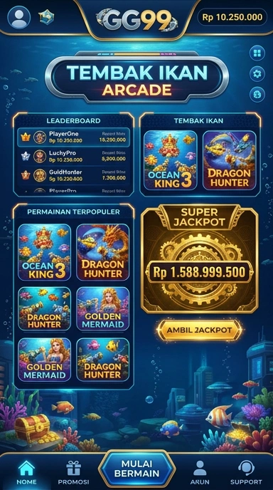Tangkapan layar antarmuka gg99 yang mudah digunakan.
